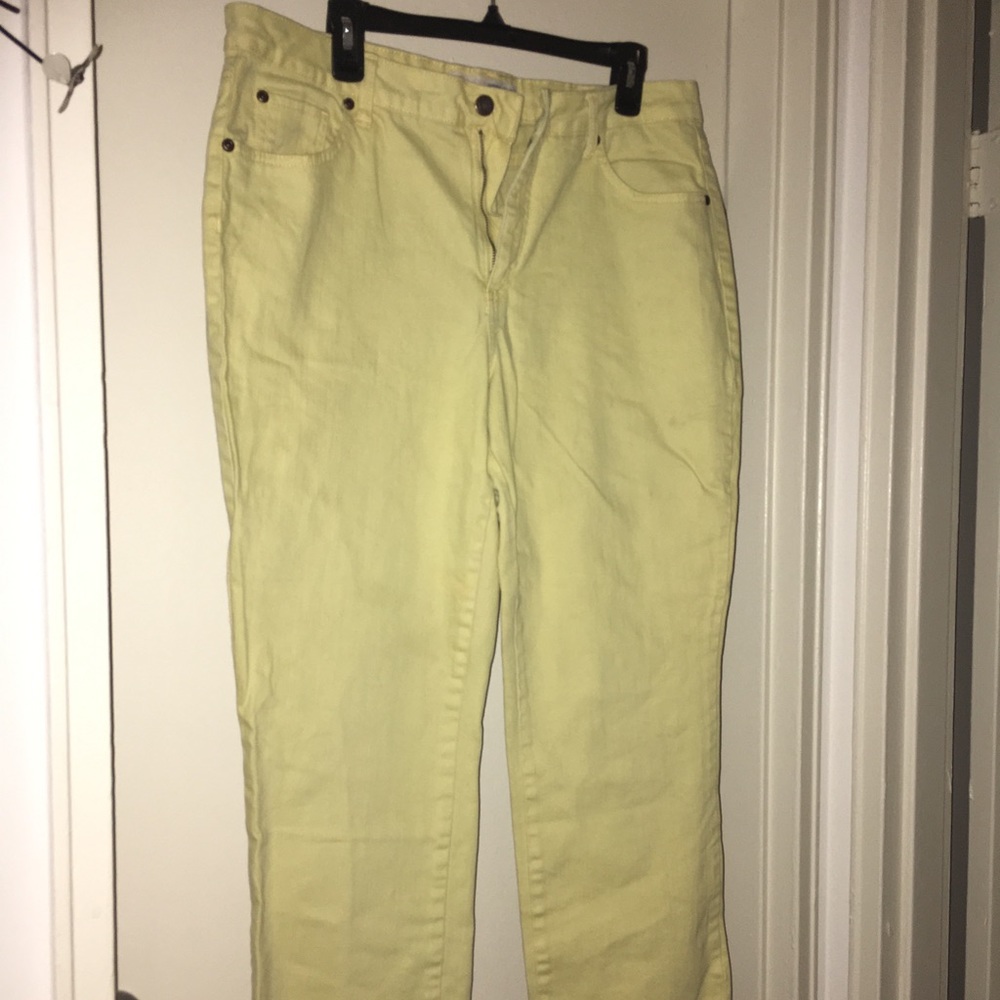 Faded Glory bootcut jeans Avg 16 Yellow